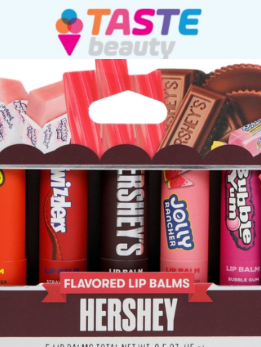 Taste Beauty X Hershey Flavored Lip Balms